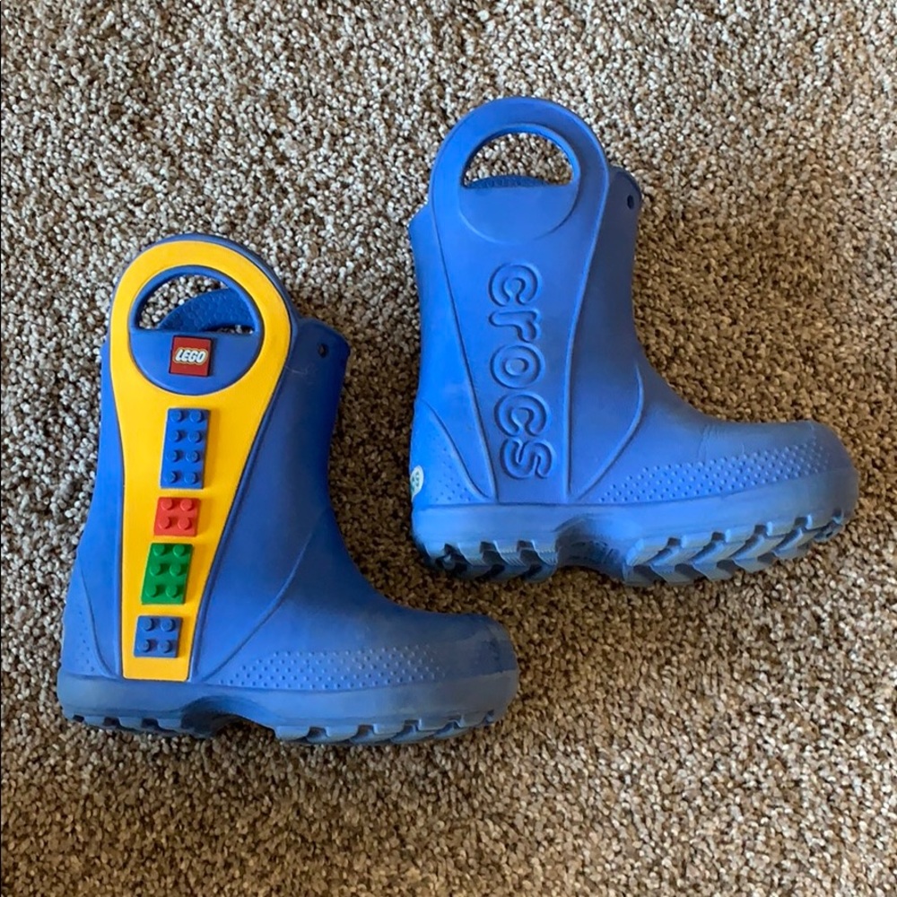 Crocs rain boots toddler 7